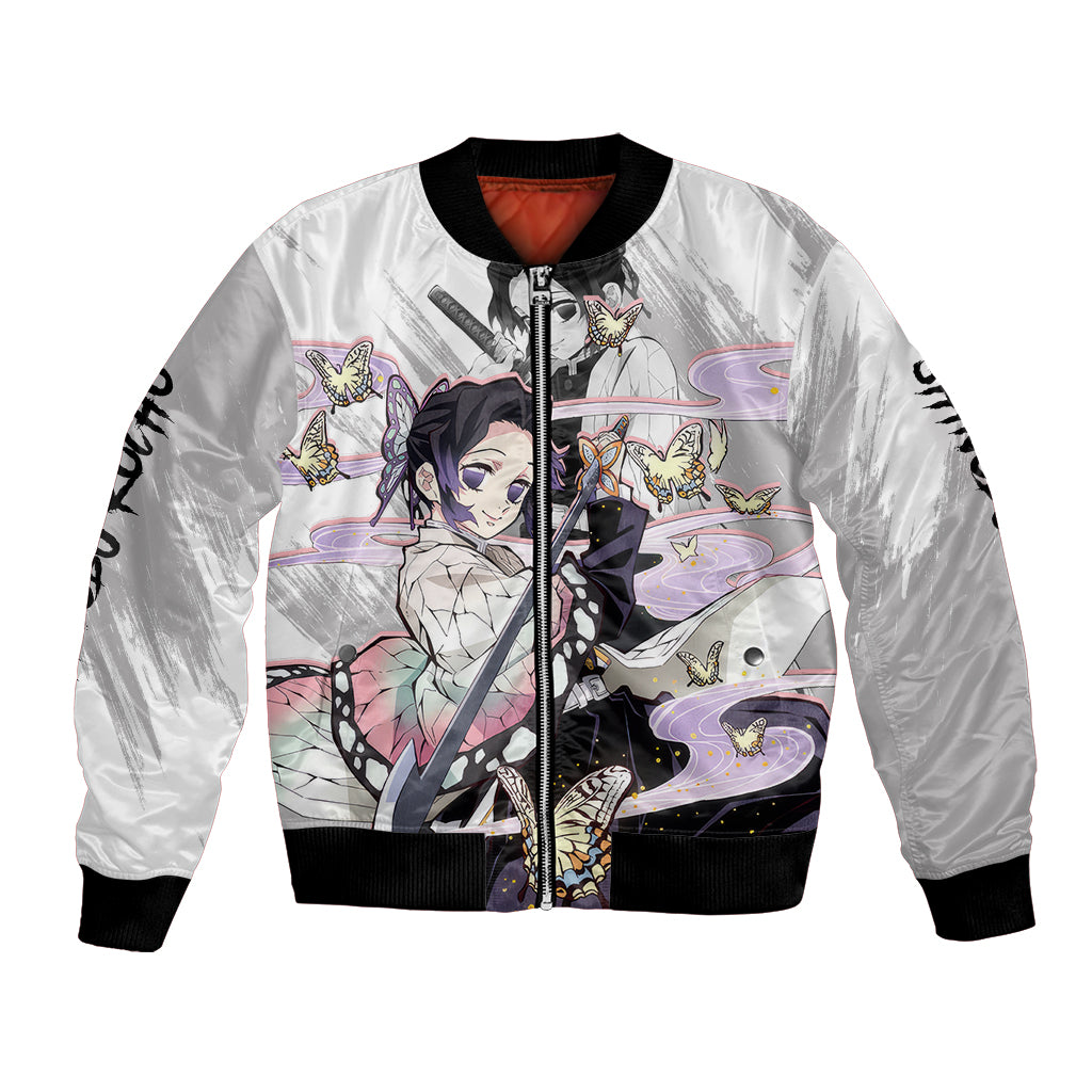 Shinobu Kocho Demon Slayer Bomber Jacket Anime Style