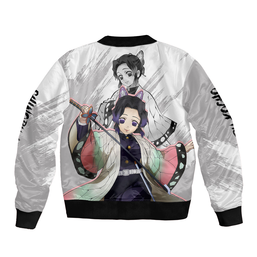 Shinobu Kocho Demon Slayer Bomber Jacket Anime Style