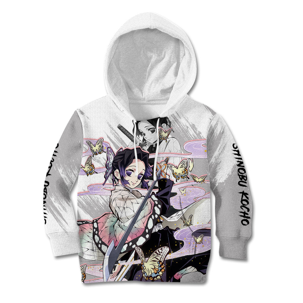 Shinobu Kocho Demon Slayer Kid Hoodie Anime Style