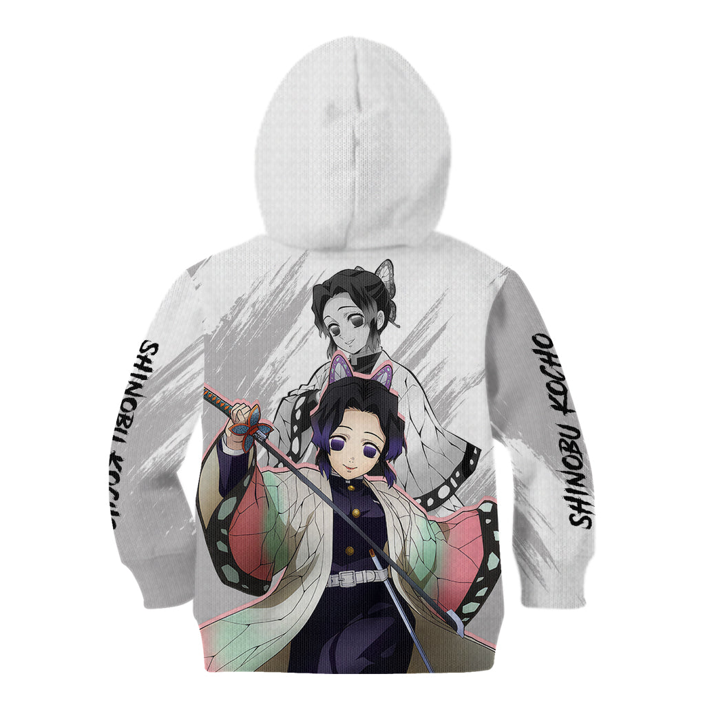 Shinobu Kocho Demon Slayer Kid Hoodie Anime Style