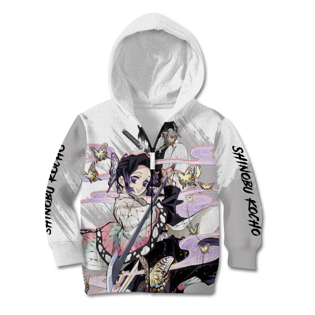 Shinobu Kocho Demon Slayer Kid Hoodie Anime Style