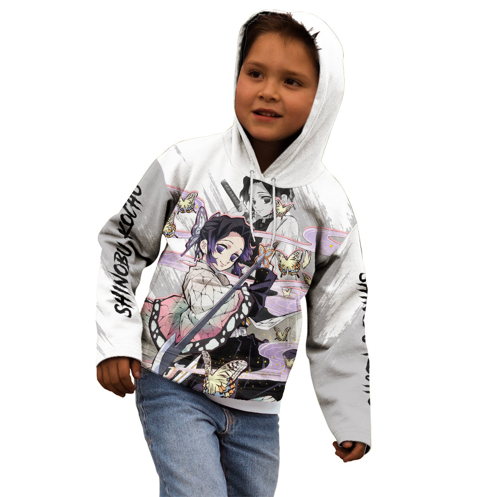 Shinobu Kocho Demon Slayer Kid Hoodie Anime Style
