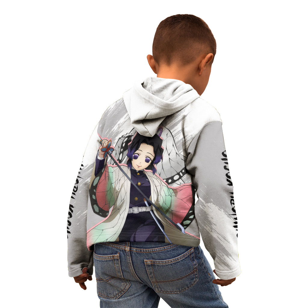 Shinobu Kocho Demon Slayer Kid Hoodie Anime Style