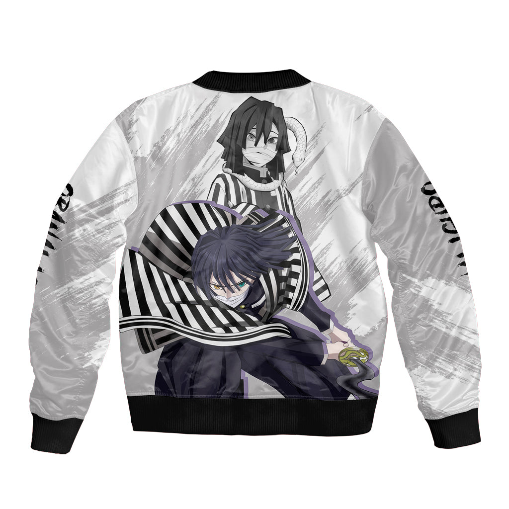 Obanai Iguro Bomber Jacket Demon Slayer