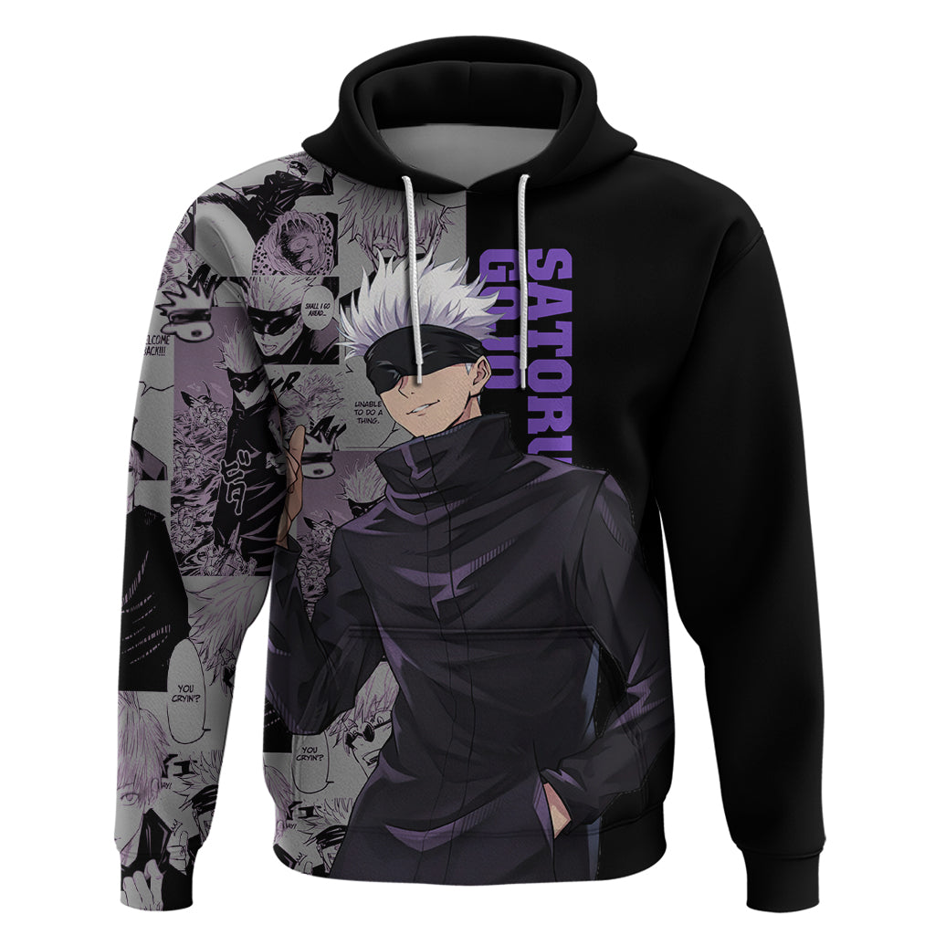 Satoru Gojo - Jujutsu Kaisen Hoodie Manga Style