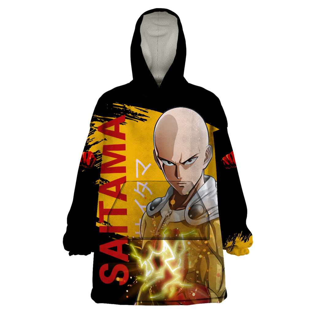 Saitama Wearable Blanket Hoodie Funny and Cool One Punch Man Anime