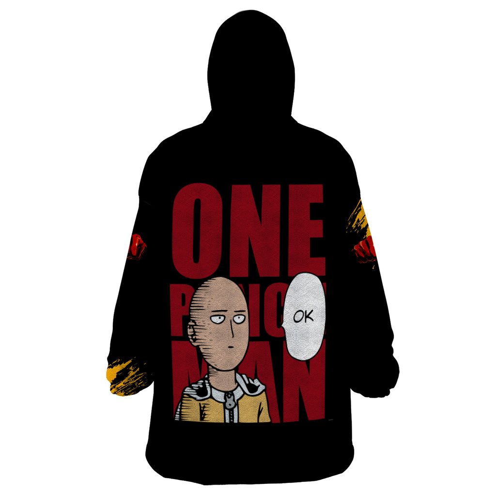 Saitama Wearable Blanket Hoodie Funny and Cool One Punch Man Anime