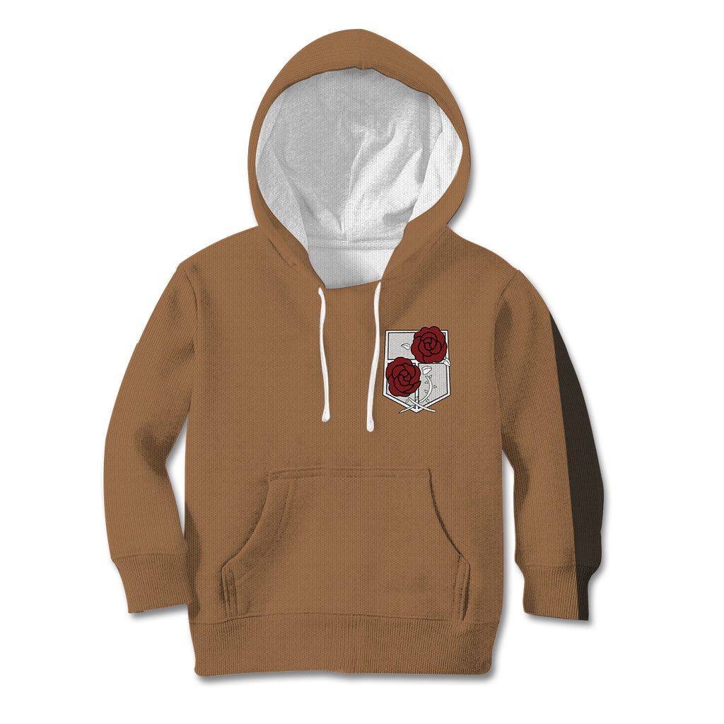 Stationary Guard Kid Hoodie Attack On Tittan Anime Style