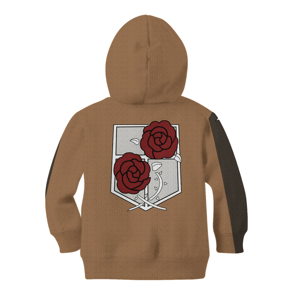 Stationary Guard Kid Hoodie Attack On Tittan Anime Style