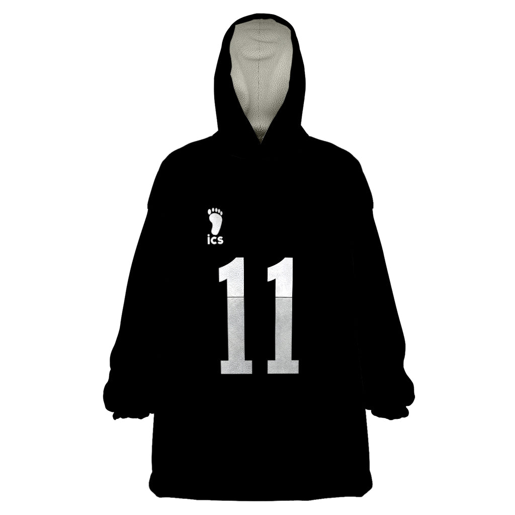 Inarizaki Osamu Miya Wearable Blanket Hoodie Haikyuu Anime Style