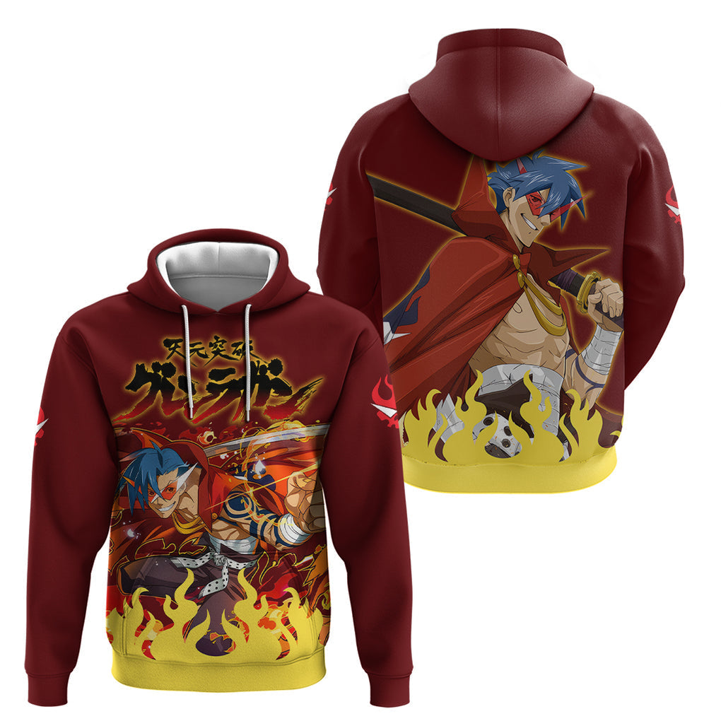 Kamina Hoodie Tengen Toppa Gurren Lagann