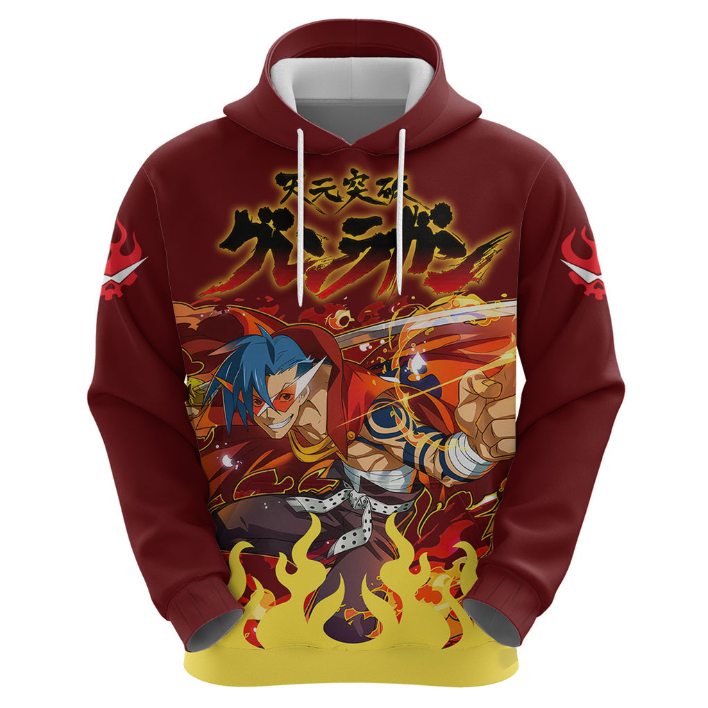 Kamina Hoodie Tengen Toppa Gurren Lagann