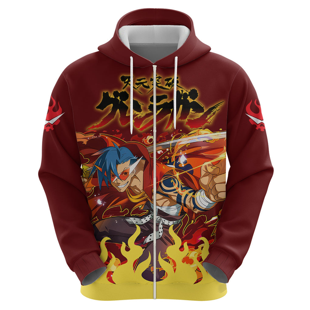 Kamina Hoodie Tengen Toppa Gurren Lagann
