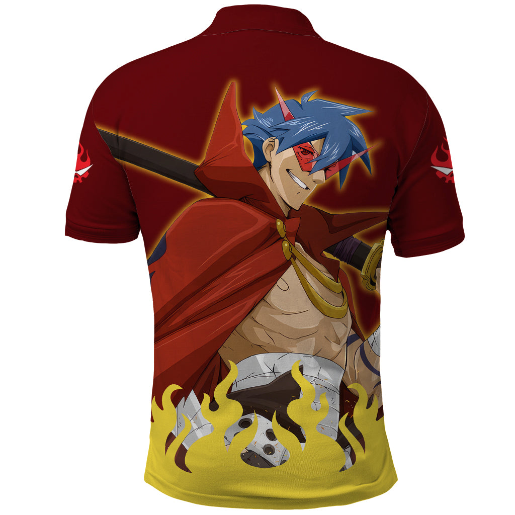 Kamina Polo Shirt Tengen Toppa Gurren Lagann