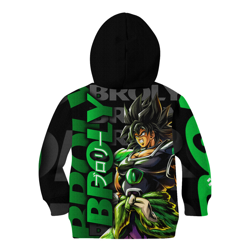 Broly - Dragon Ball Kid Hoodie Anime Mix Pattern Style