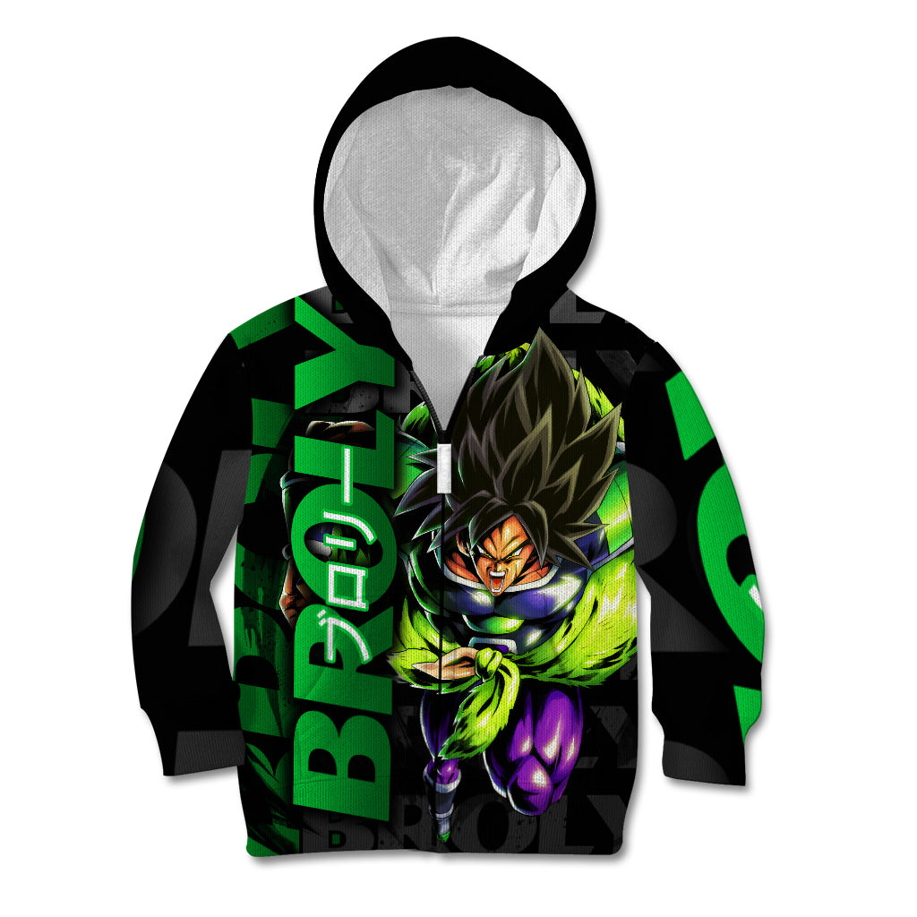 Broly - Dragon Ball Kid Hoodie Anime Mix Pattern Style