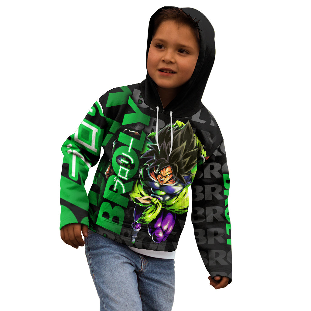 Broly - Dragon Ball Kid Hoodie Anime Mix Pattern Style