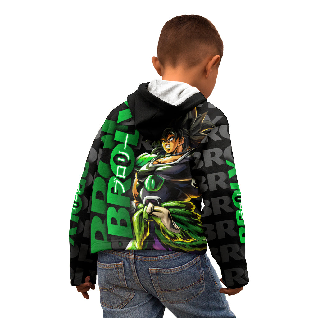Broly - Dragon Ball Kid Hoodie Anime Mix Pattern Style