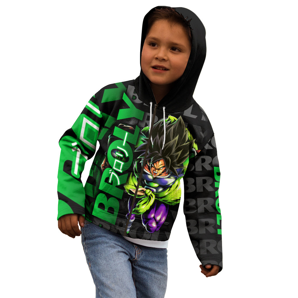 Broly - Dragon Ball Kid Hoodie Anime Mix Pattern Style