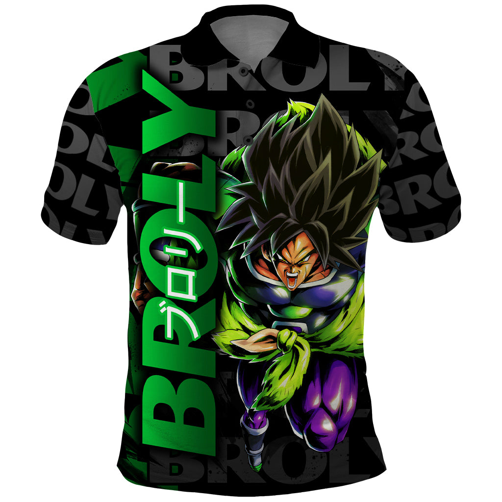 Broly - Dragon Ball Polo Shirt Anime Mix Pattern Style