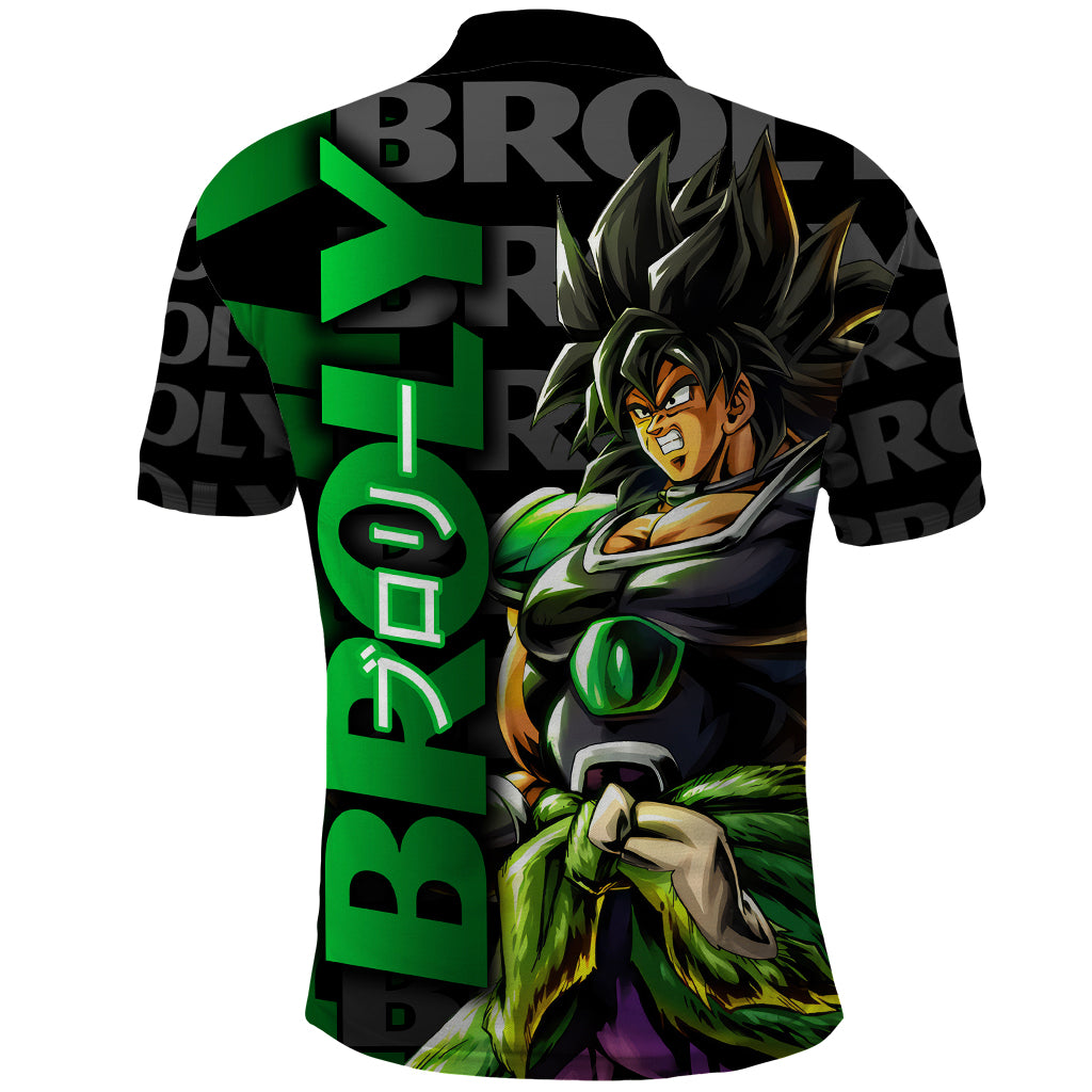 Broly - Dragon Ball Polo Shirt Anime Mix Pattern Style