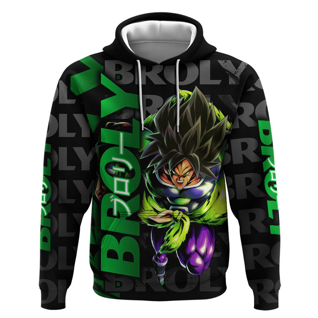 Broly - Dragon Ball Zip Hoodie Anime Mix Pattern Style