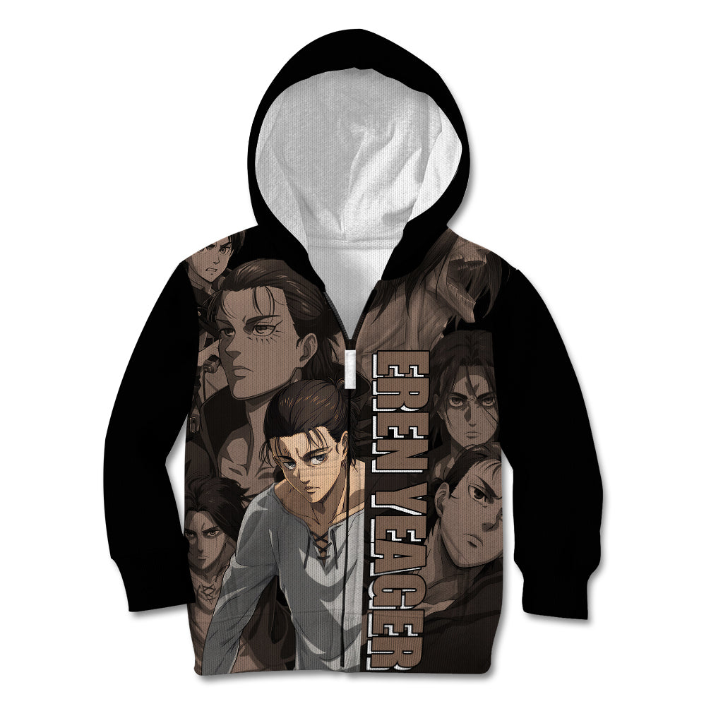 Her Eren Yeager Kid Hoodie Attack On Tittan Anime Style