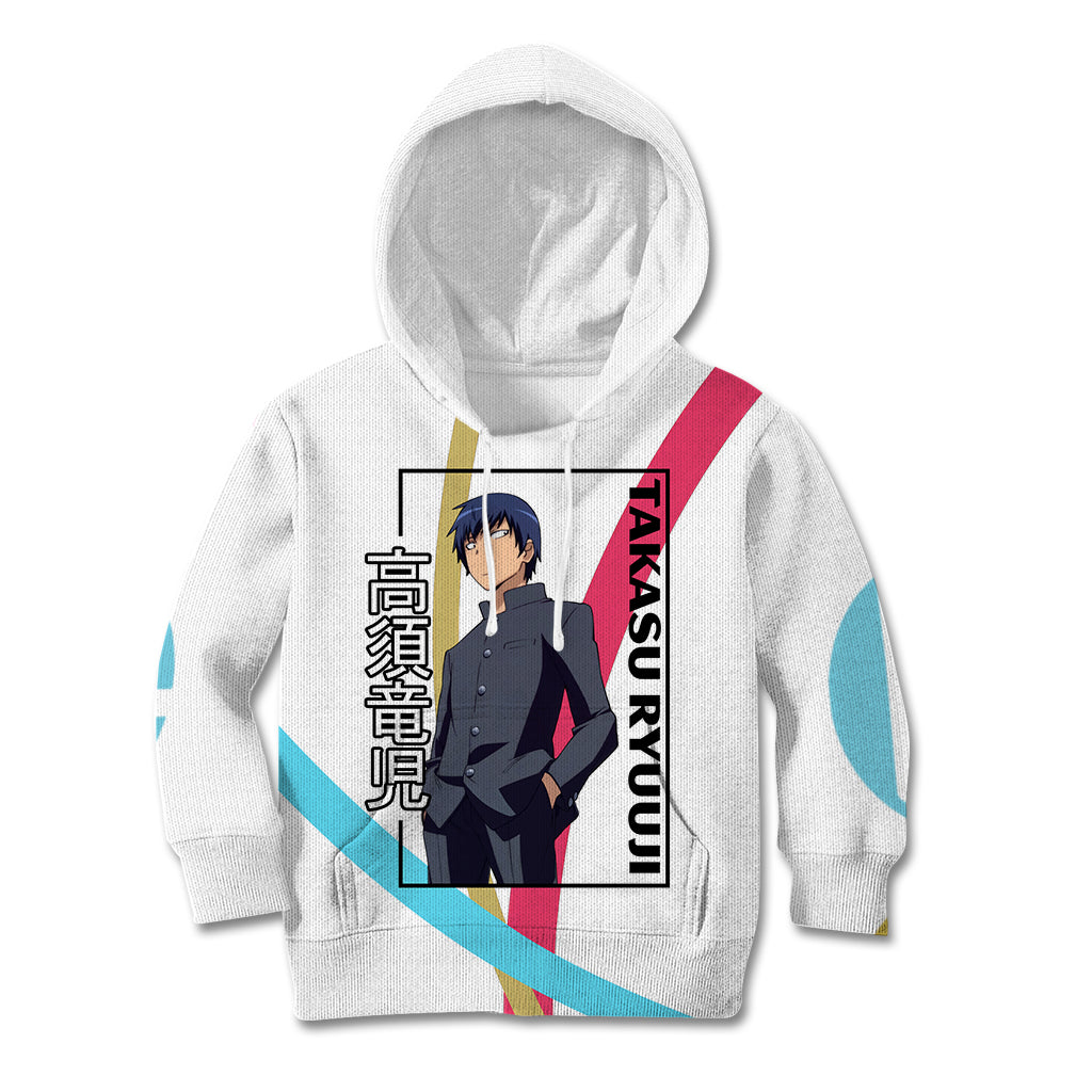 Takasu Ryuuji Kid Hoodie Toradora Anime Style