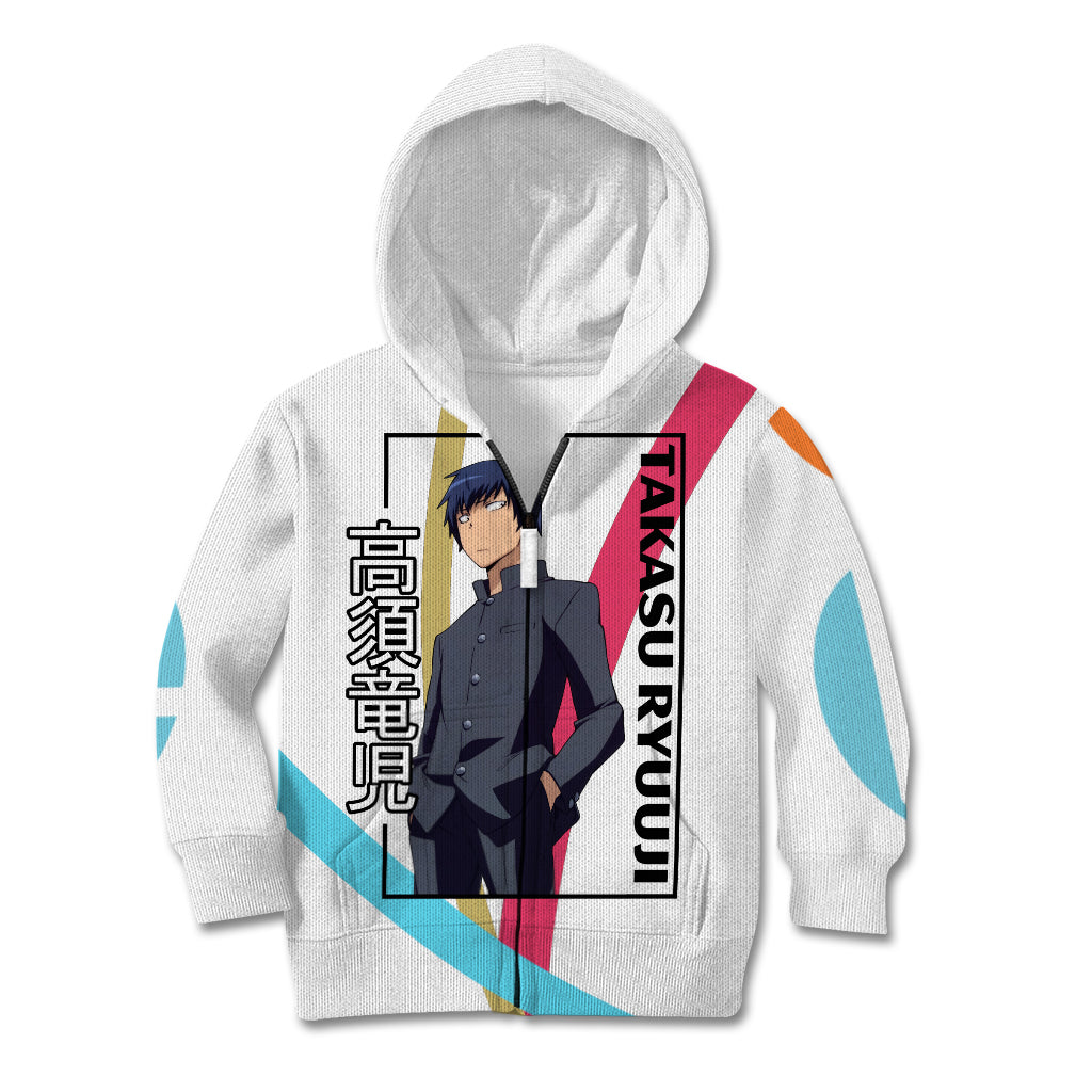 Takasu Ryuuji Kid Hoodie Toradora Anime Style