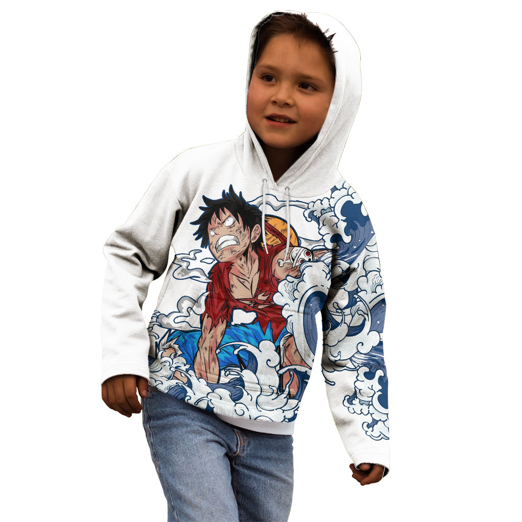 Luffy - One Piece Kid Hoodie Anime Mix Japan Pattern Style