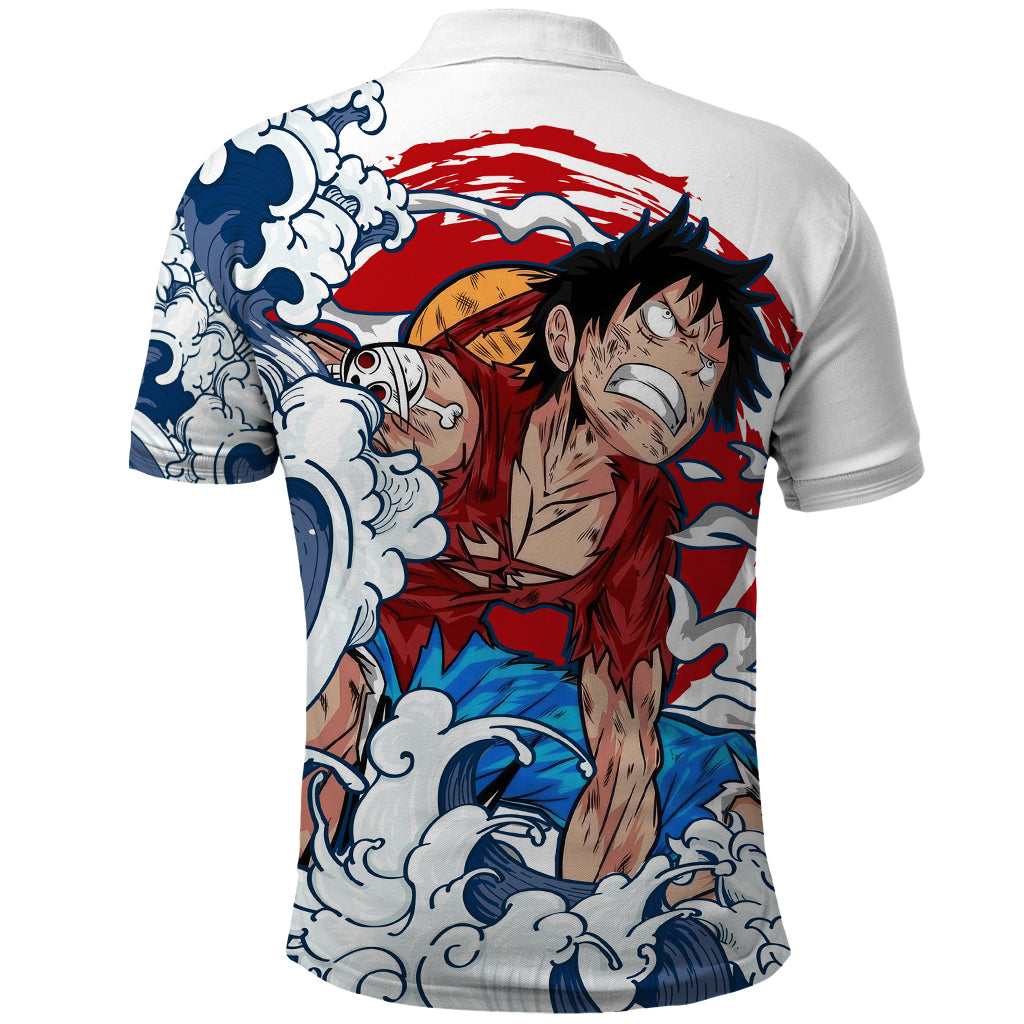 Luffy - One Piece Polo Shirt Anime Mix Japan Pattern Style