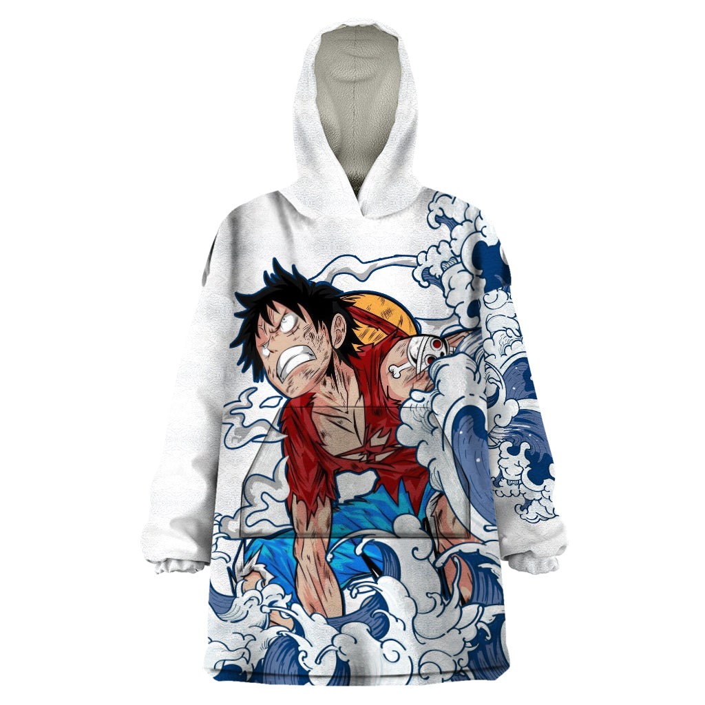 Luffy - One Piece Wearable Blanket Hoodie Anime Mix Japan Pattern Style