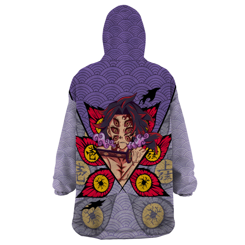 Kokushibo - Demons Slayer Wearable Blanket Hoodie Anime Mix Japan Pattern Style