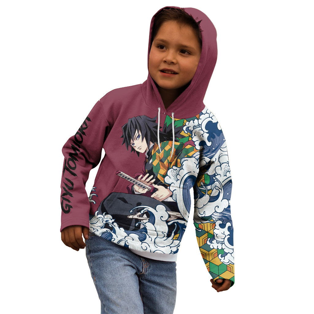 Giyu Tomioka - Demons Slayer Kid Hoodie Anime Mix Japan Pattern Style