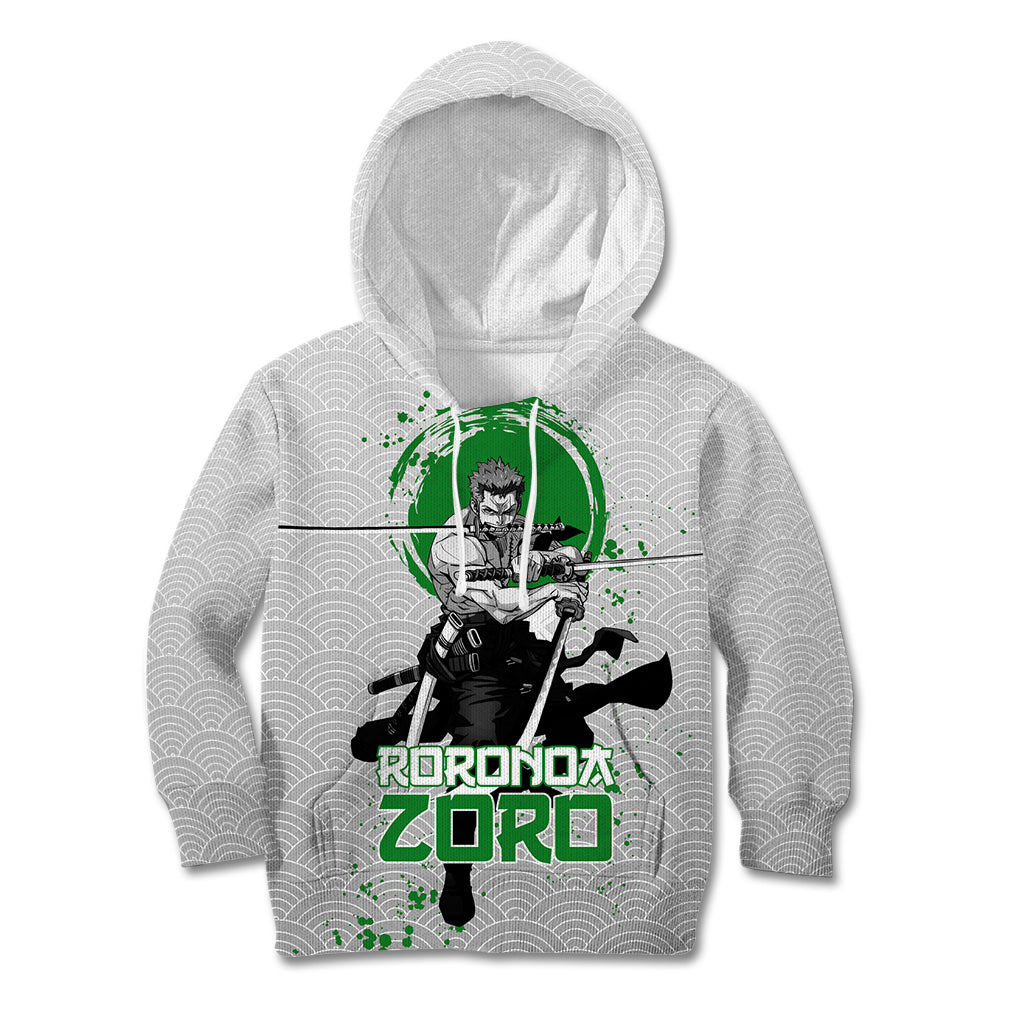 Roronoa Zoro - One Piece Kid Hoodie Anime Mix Japan Pattern Style