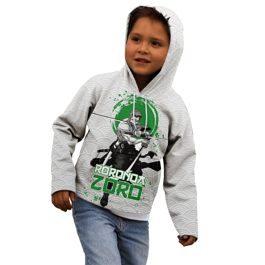Roronoa Zoro - One Piece Kid Hoodie Anime Mix Japan Pattern Style