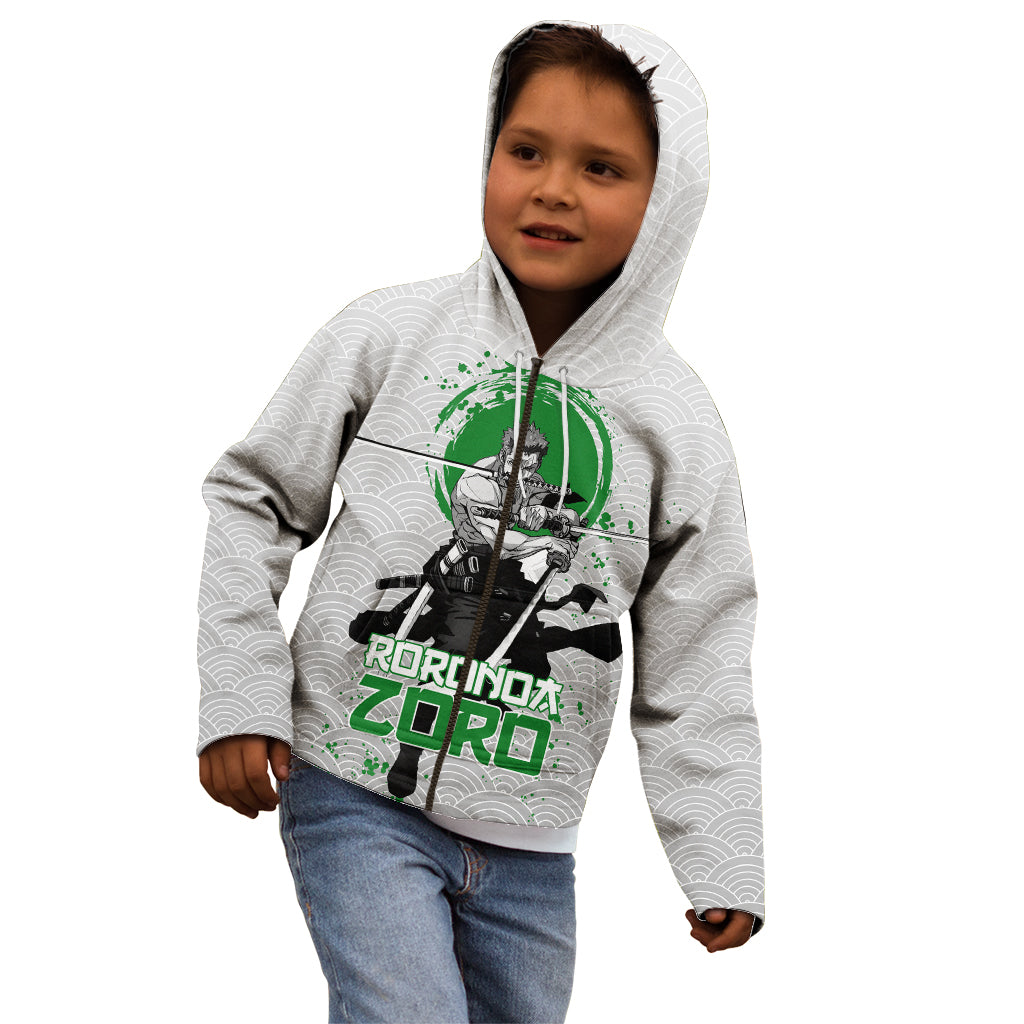 Roronoa Zoro - One Piece Kid Hoodie Anime Mix Japan Pattern Style