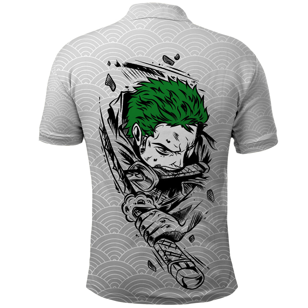 Roronoa Zoro - One Piece Polo Shirt Anime Mix Japan Pattern Style