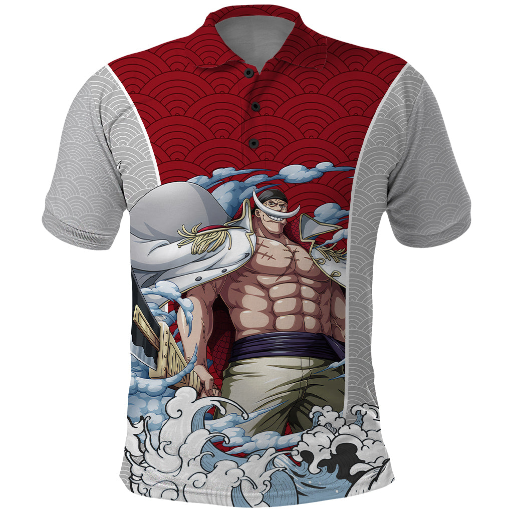 Edward Newgate - One Piece Polo Shirt Anime Mix Japan Pattern Style
