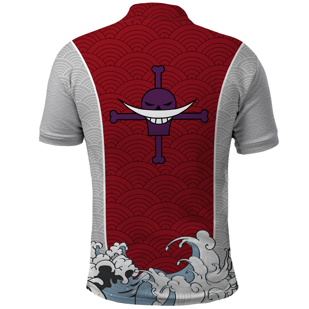 Edward Newgate - One Piece Polo Shirt Anime Mix Japan Pattern Style