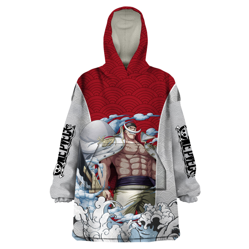 Edward Newgate - One Piece Wearable Blanket Hoodie Anime Mix Japan Pattern Style