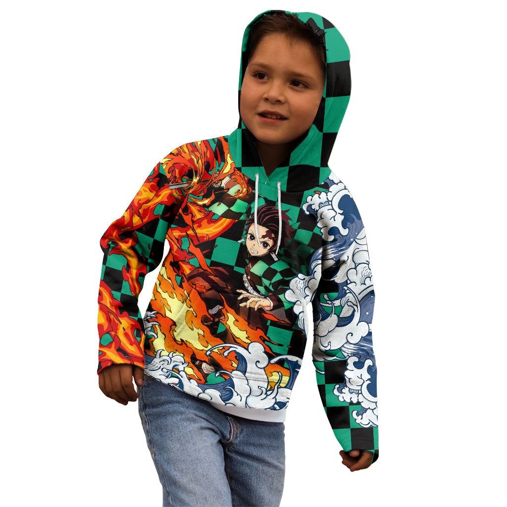 Tanjiro - Demon Slayer Kid Hoodie Anime Mix Japan Pattern Style