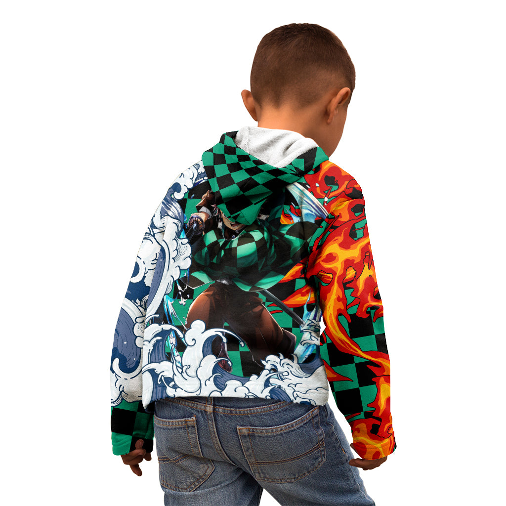 Tanjiro - Demon Slayer Kid Hoodie Anime Mix Japan Pattern Style