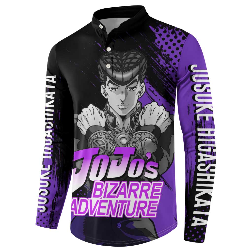 Josuke Higashikata - JoJo's Bizarre Adventure Button Sweatshirt Anime Style