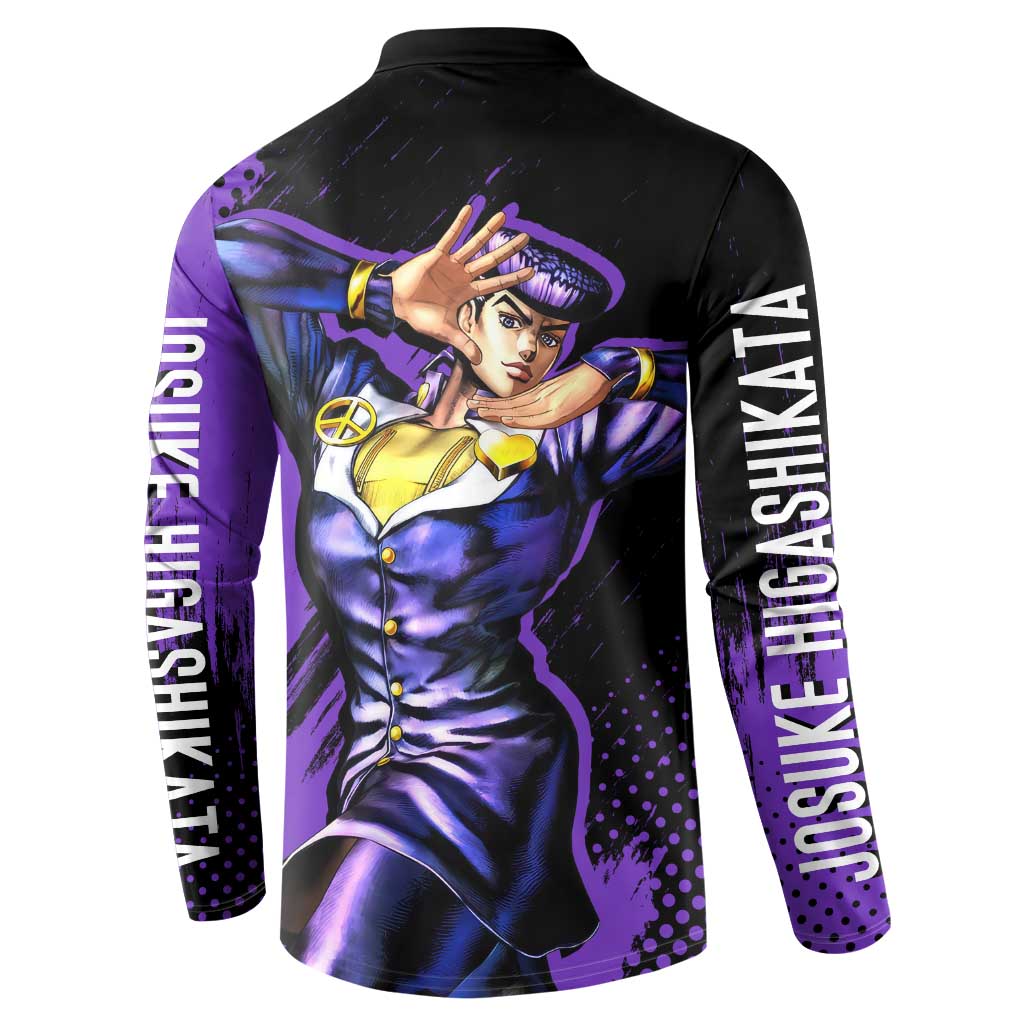 Josuke Higashikata - JoJo's Bizarre Adventure Button Sweatshirt Anime Style