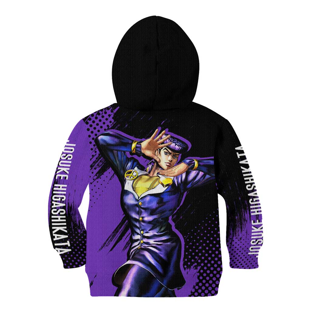 Josuke Higashikata - JoJo's Bizarre Adventure Kid Hoodie Anime Style