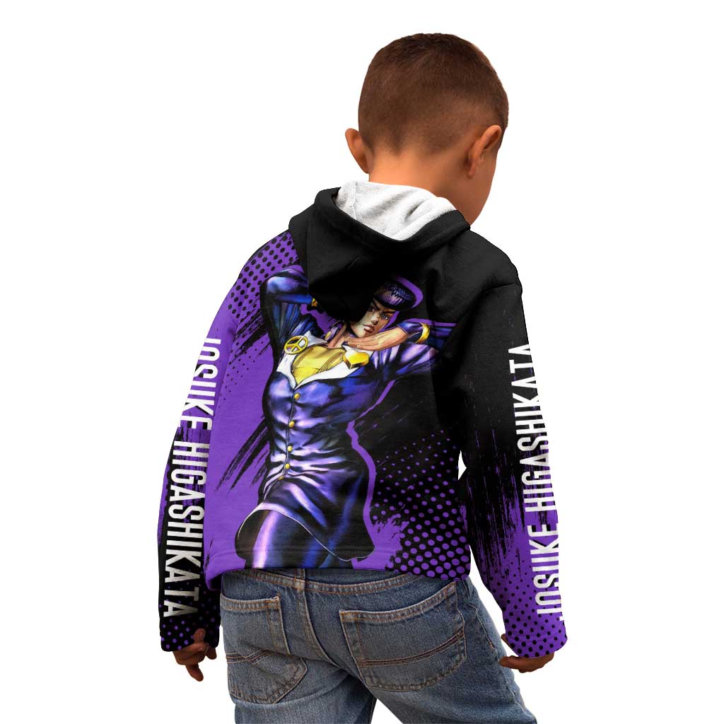Josuke Higashikata - JoJo's Bizarre Adventure Kid Hoodie Anime Style