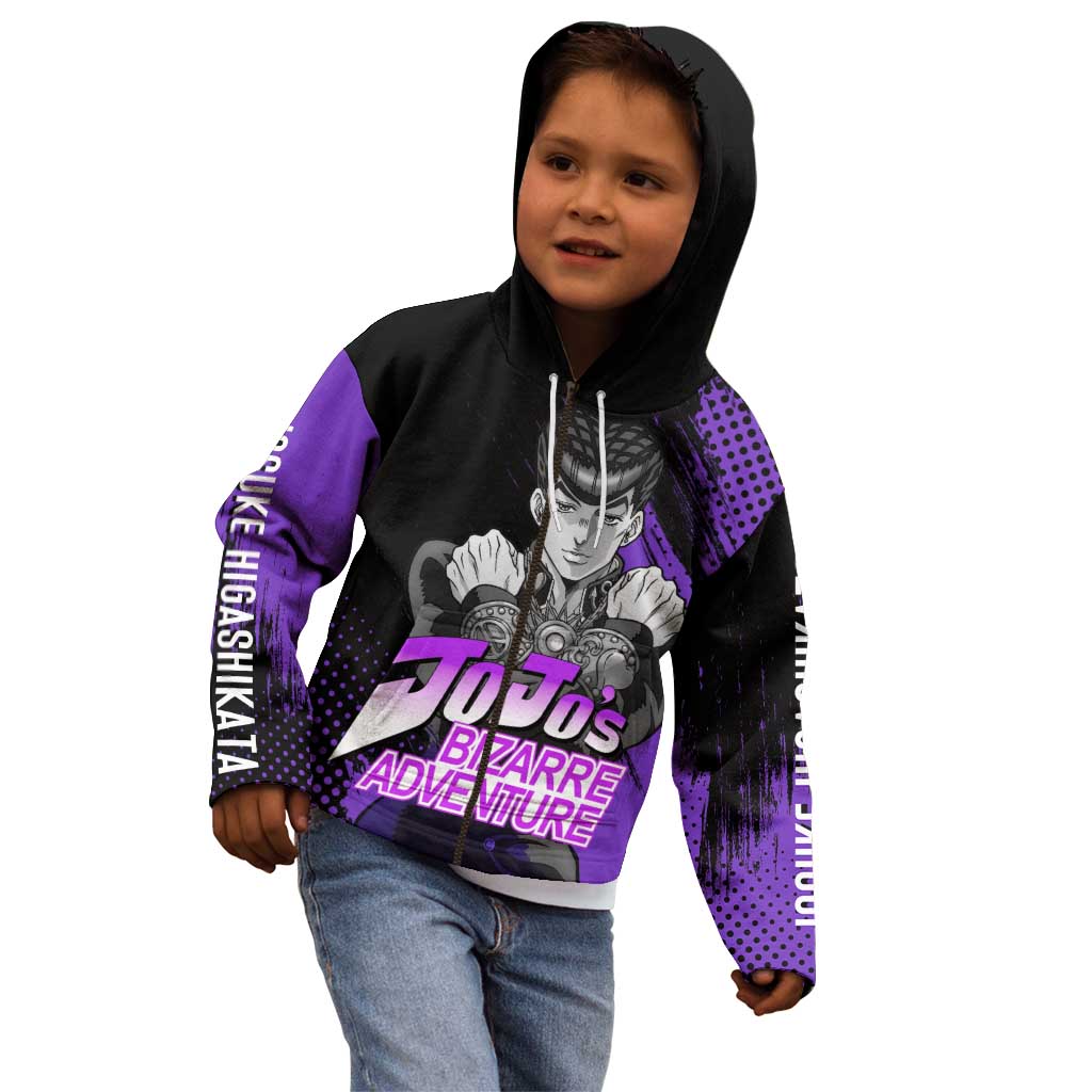 Josuke Higashikata - JoJo's Bizarre Adventure Kid Hoodie Anime Style