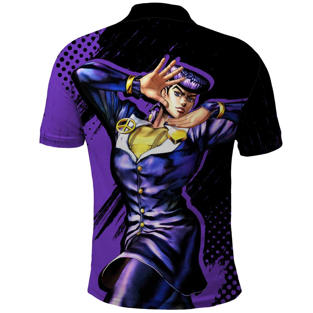 Josuke Higashikata - JoJo's Bizarre Adventure Polo Shirt Anime Style