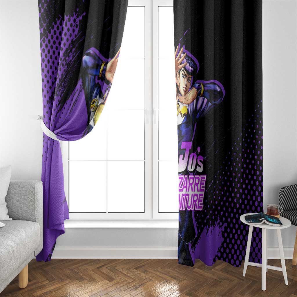 Josuke Higashikata - JoJo's Bizarre Adventure Window Curtain Anime Style